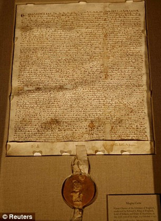 Rule of law The English were responsible for the Magna Carta The document limits the power of Kings and was signed in 1245 Rule of law The English were responsible for the Magna Carta The document limits the power of Kings and was signed in 1245