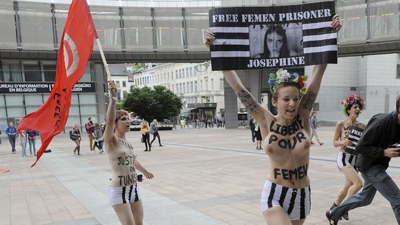 Josephine had been arrested before for being a completely degenerate whore, and other total sluts had come to defend her. Unfortunately, the cops were not equipped with "back of my hand."