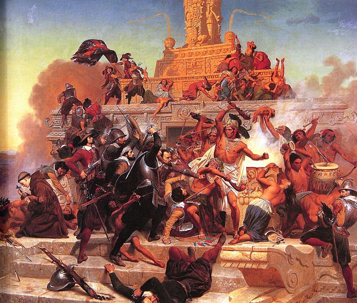 706px-Storming_of_the_Teocalli_by_Cortez_and_His_Troops