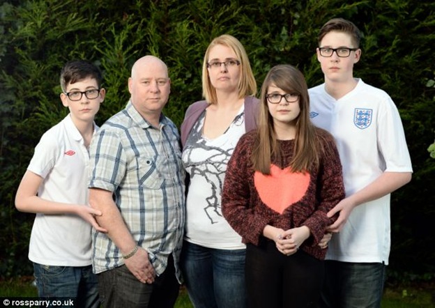 In 2010 Mrs Coulson and their Canadian-born children, Kallum, 12, Bailley, 13, and Blake, 14, joined him near his barracks in Tidworth, Wiltshire In 2010 Mrs Coulson and their Canadian-born children, Kallum, 12, Bailley, 13, and Blake, 14, joined him near his barracks in Tidworth, Wiltshire
