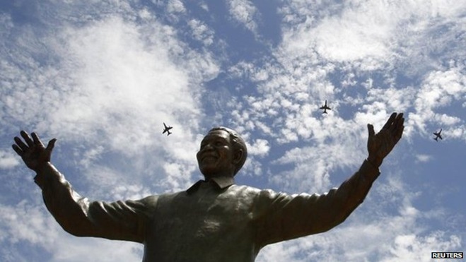 The statute intends to show that Nelson Mandela reached out to all South Africans The statute intends to show that Nelson Mandela reached out to all South Africans