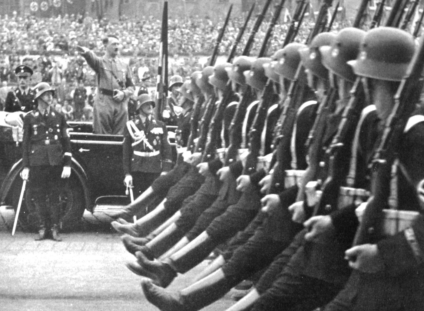 Contrary to popular belief, National Socialist Germany had some of the most lenient gun ownership laws in Europe. Allied invaders were shocked at how many ordinary Germans owned legally registered weapons.