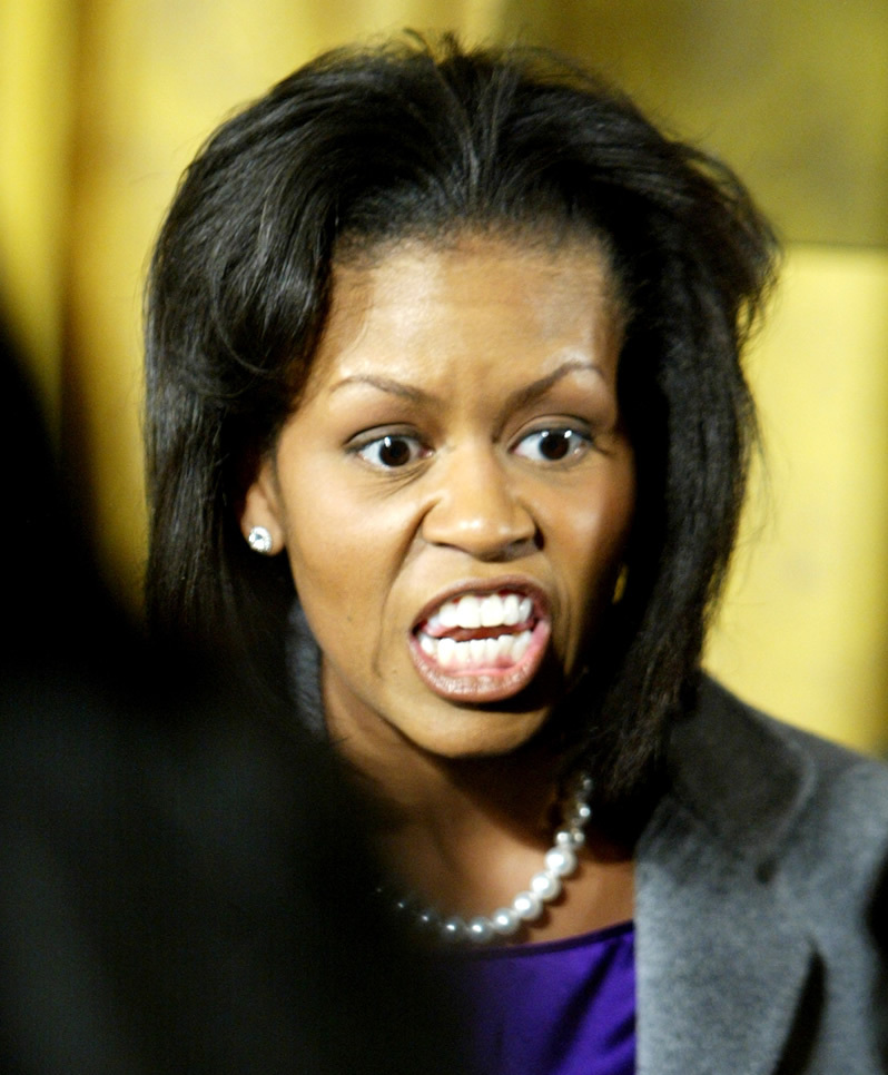 In the future, we will need to refer to bossy nigger Michelle Obama as a b-word n-word.