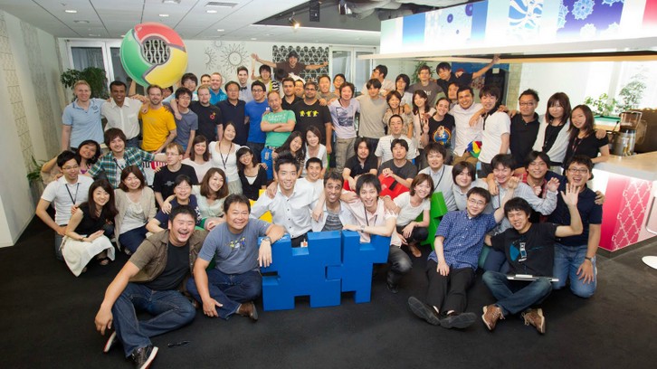 Shockingly, the staff of Google Japan is all Asian and White (please note that these sickening racists don't even have a design branch in Africa OR Mexico).