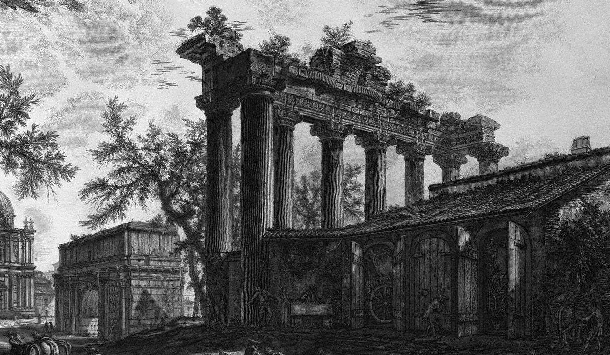 The Roman Temple of Concordia, goddess of harmony within social interactions.