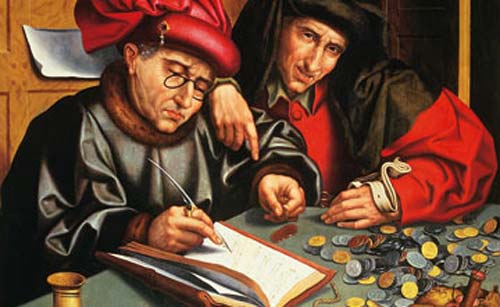 Christianity condemns greed, usury and envy.