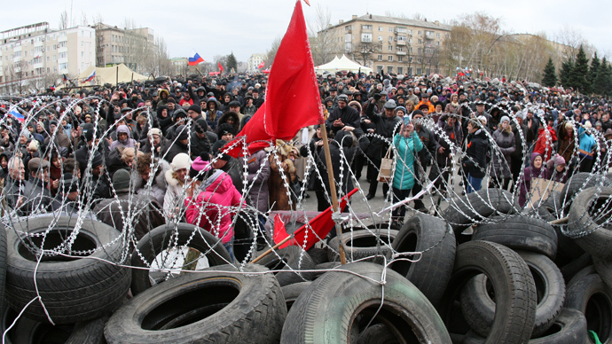 Unlike the Maidan, these people are not being paid to protest. They do it purely out of hatred or something.
