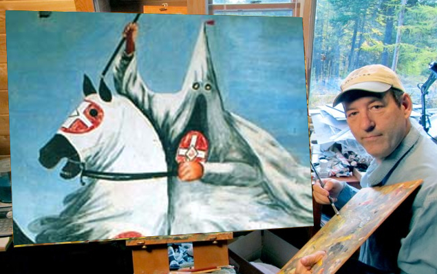 Ben Garrison at his compound in the Northwest Front.