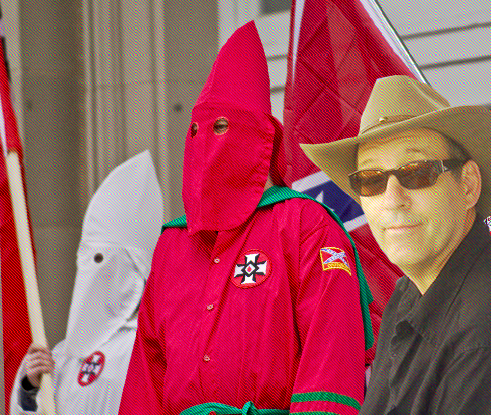 Ben Garrison has been a member of Klu Klux Klan since the late sixties, and is a former Grand Wizard.