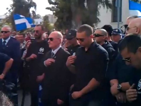 The Greek Orthodox Church has not denied the Golden Dawn their right to communion - and they are quite a bit more hardcore than Heimbach.
