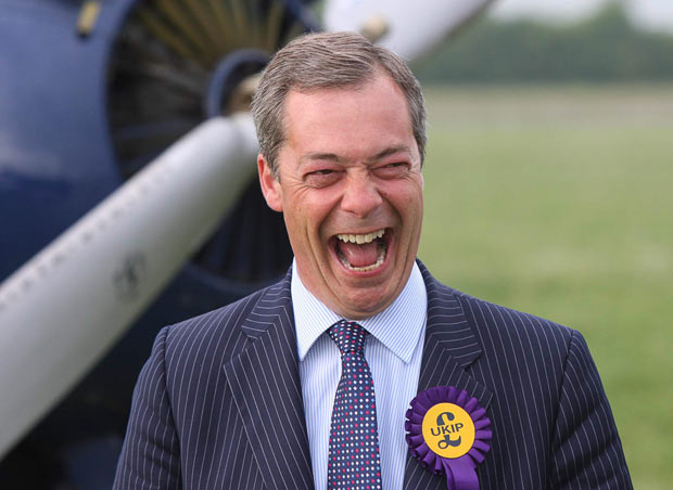 Nigel seems like the easy going sort, and yet he keeps attacking other far right folk. Chill it, Nigel.