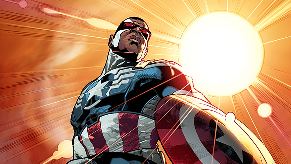 Captain Black America: When he isn't fighting crime, he's laying in a gutter with a bottle of Olde English