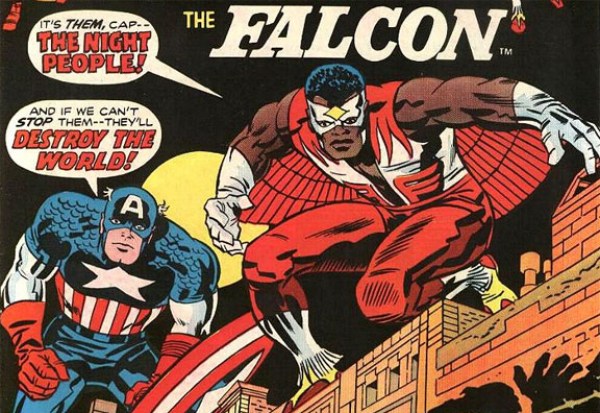 The original Falcon. ("Night People" is a euphemism for blacks, and Cap is completely correct in his conclusions.)