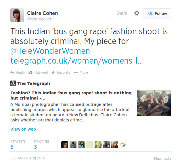 Claire Cohen is a perfect candidate for Jew feminist messiah of the Indians! (Her tear-stained Telegraph piece).