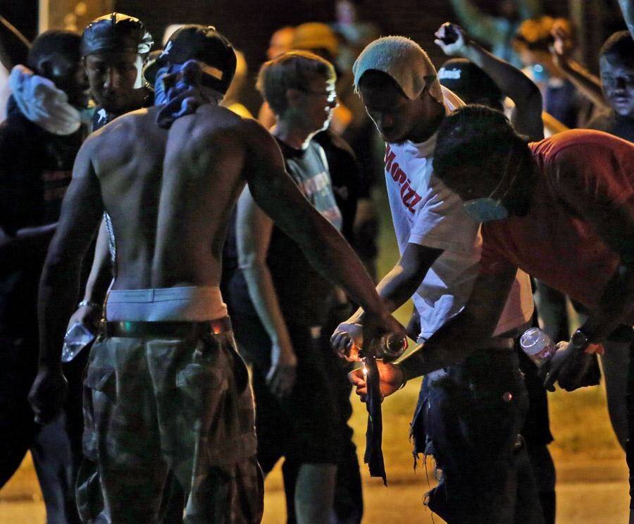 One man's mob of rioting Blacks is another man's libertarian freedom force.