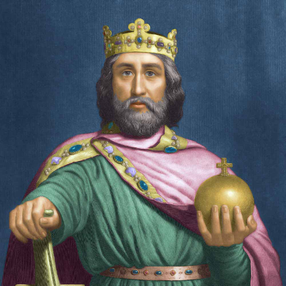 Picture this: Upon hearing that his base is under assault by Muslims, Charlemagne rushes to a tiny closet and curls up.