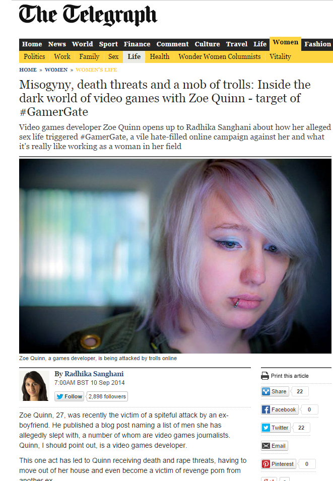 Dear silly, stupid bitch: We are sorry to inform you, but this party has just gotten started.