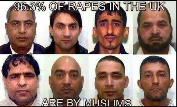 "Look, we have no problem sacrificing the wealth of our ancestors in order to feed you, we don't have a problem handing over all of our civilization to you, we just need you to promise us one thing: that you will kidnap, drug and gang-rape thousands of little girls before forcing them into prostitution." -England to Islam