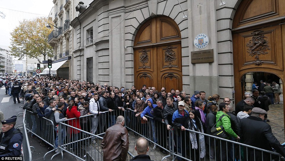 Paris polling station