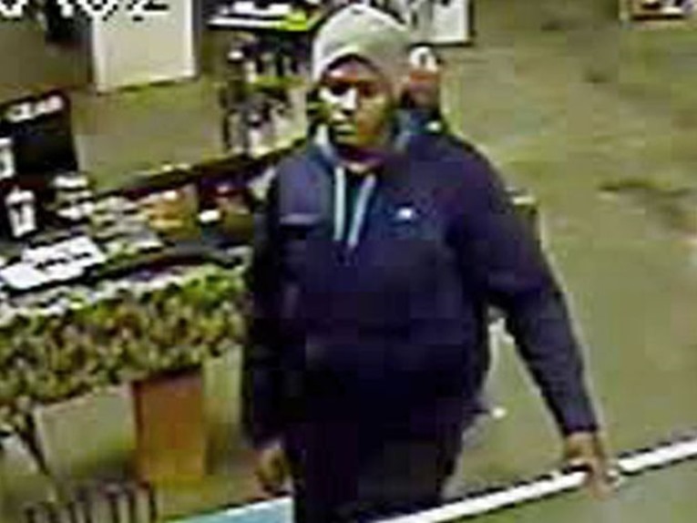 Police are looking for the ape in this picture.