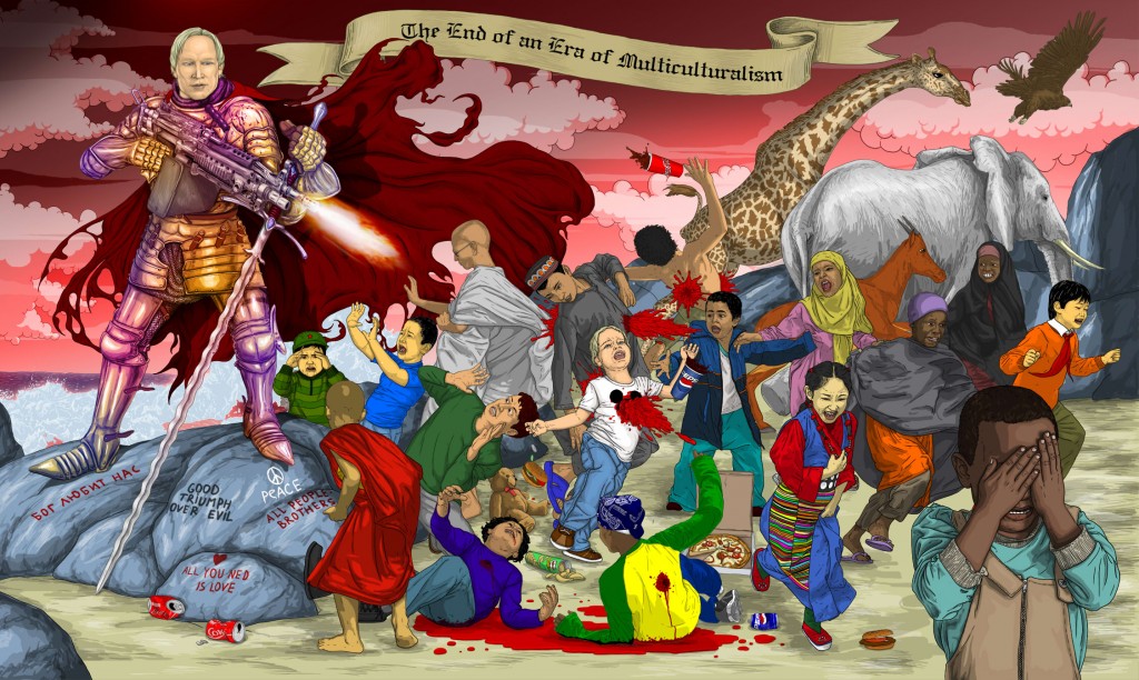 Breivik has a lot of fans who make fan art on the internet and were no doubt writing him letters