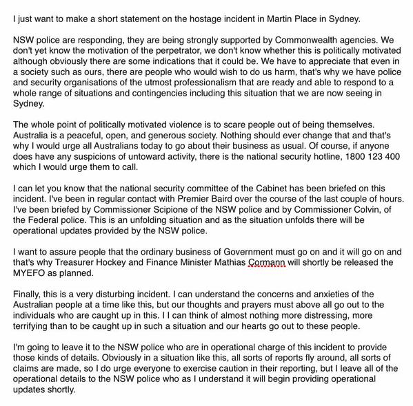 abbot statements