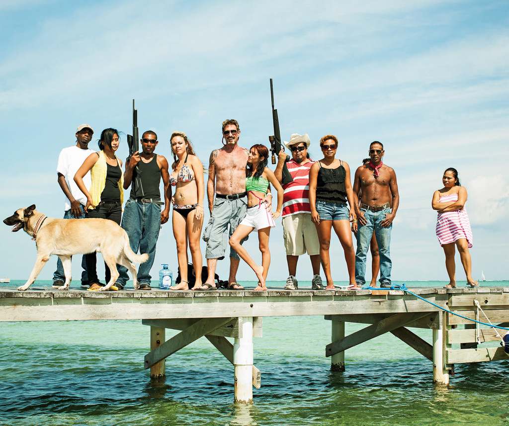 McAfee went full-Kurtz in Belize before having to flee the country on murder charges.