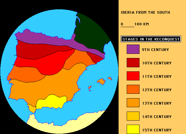 It took over 700 years to drive them out of Spain.