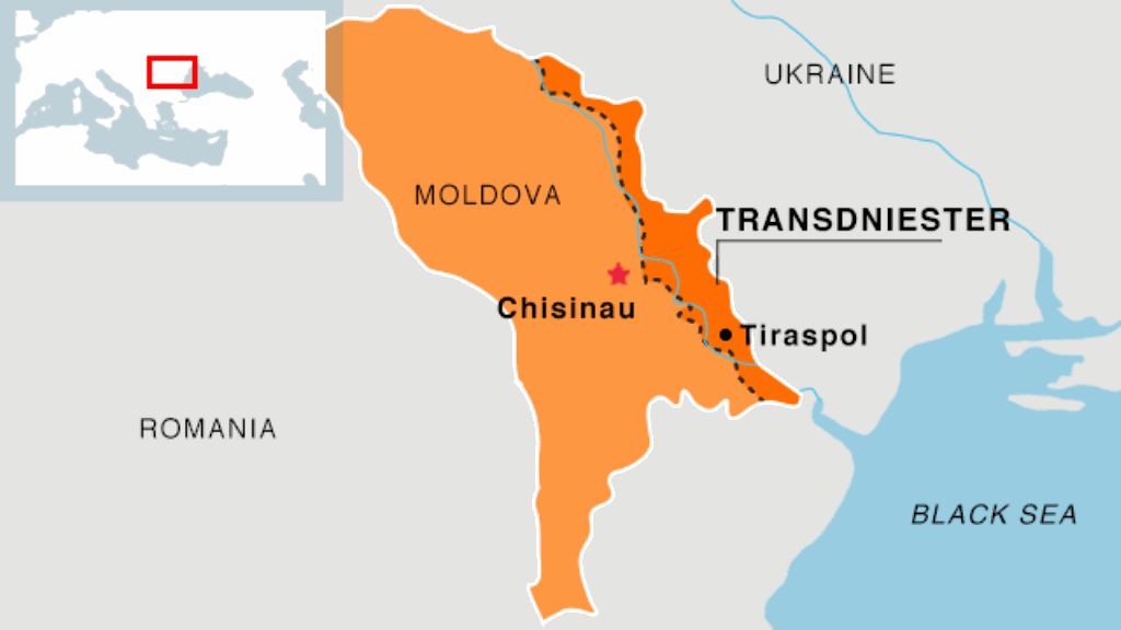 Romanians and Russians in Moldova have been involved in low-intensity conflict since the end of communism. Currently, the east of the country is a Russian autonomous zone.