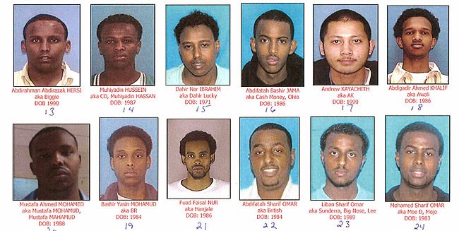 Somalian gang members implicated in interstate underage prostitution ring