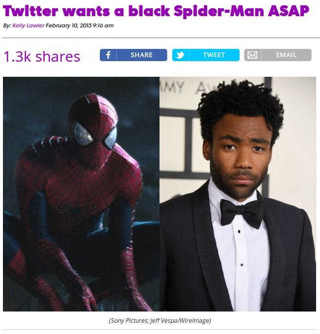 Twitter wants a black Spider-Man ASAP | Entertain This!