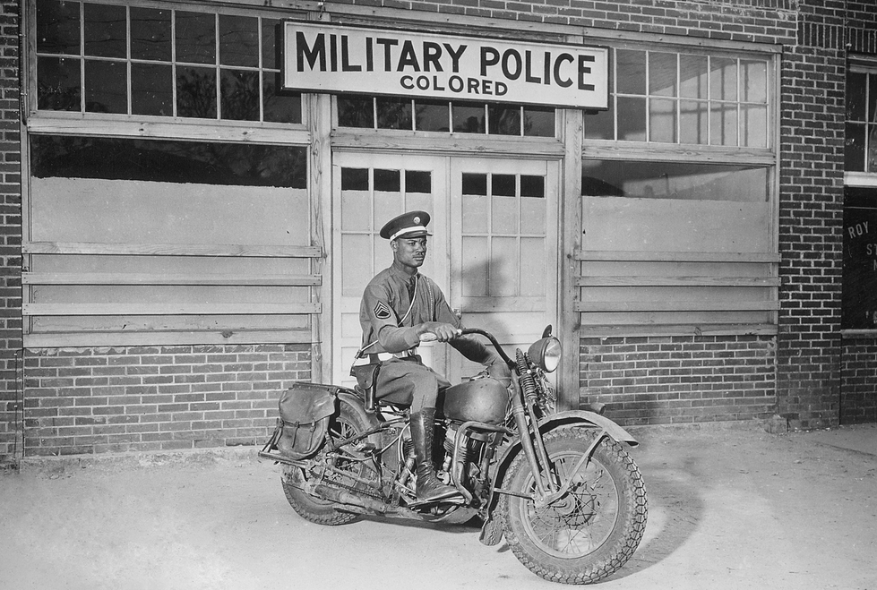 african american military police wwii