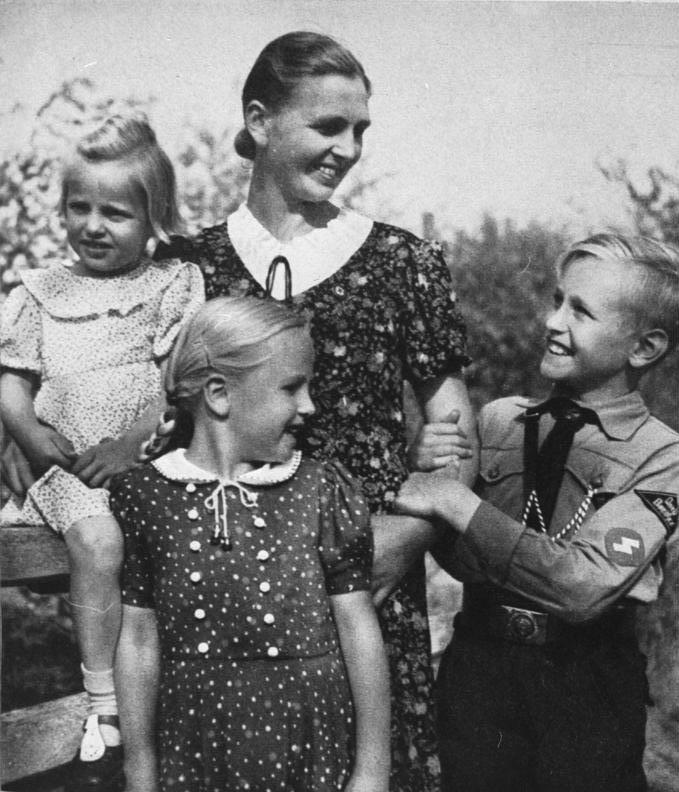 In Hitler's Germany, women had the right to stay home and take care of their kids.