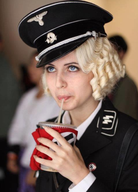 An appropriately dressed female.