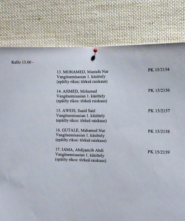 Somali-rapist-finland-in-court-pics-15.3.2015 Somali-rapist-finland-in-court-pics-15.3.2015