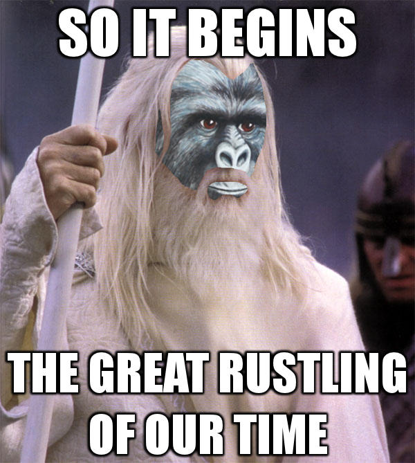 Who would have thought, all the crazy stuff I post, the ultimate rustling would be about food?