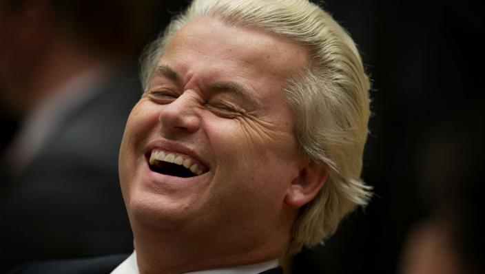Geert Wilders upon hearing that Moslems had attacked a cartoon festival he was at in Texas
