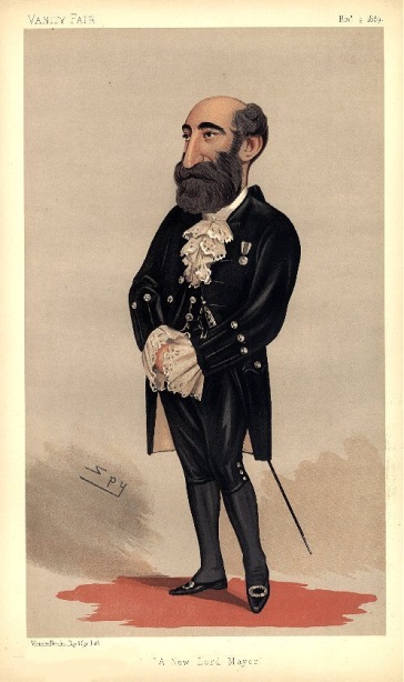 A Vanity Fair Depiction of N.Z. Shipping Company Magnate Henry Isaacs