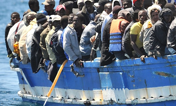 A-boat-with-immigrants-on-009 A-boat-with-immigrants-on-009