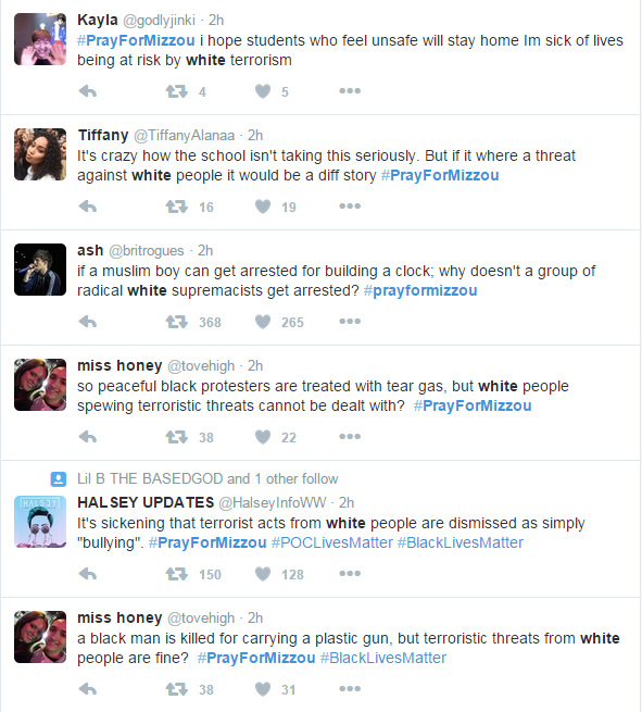 White terrorism: It's everywhere.