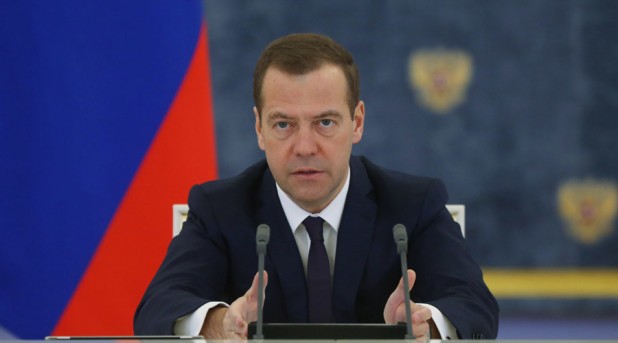 Russian Prime Minister Dmitry Medvedev.