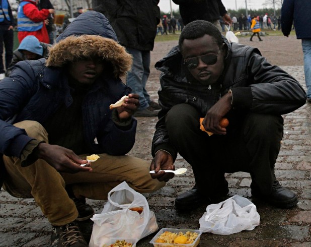 These poor innocents. They're escaping a brutal civil war in Syria. Or Turkey. Or... Nigeria. Whatever.