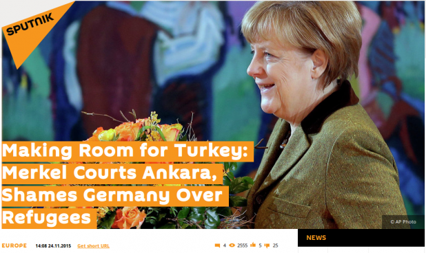 Merkel has claimed that the real enemy of Europe is Germany.