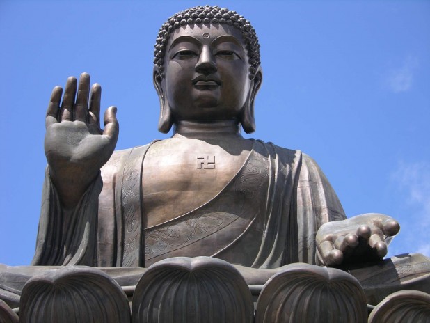 Even Buddha be all like "sieg heil!"