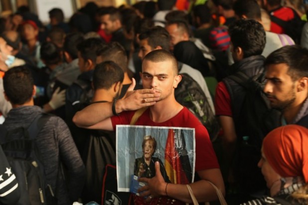 For Mama Merkel so loved the Hajis that she gave her one and only country to save them from poverty.
