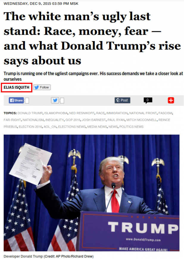 The white man’s ugly last stand: Race, money, fear — and what Donald Trump’s rise says about us
