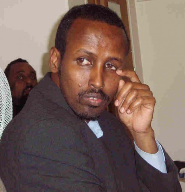 Typical Somalian, whatever he's up to it isn't good at all