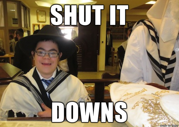 shut it downs syndrone jew