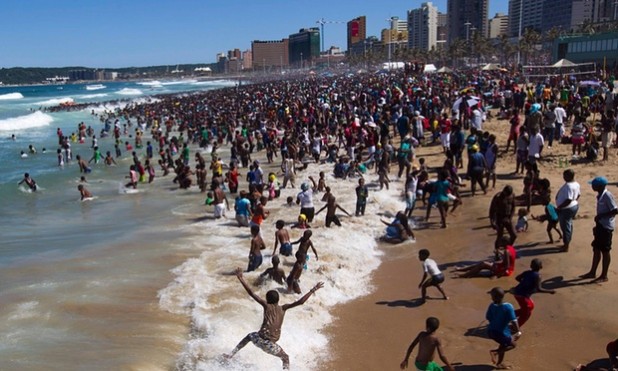 Is this the kind of beach you'd want? Covered in poop?