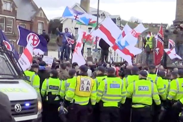 Anti-immigration-demonstratio n-at-Dover